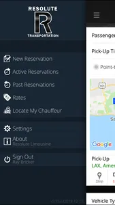 Resolute Limo VIP Travel App screenshot 0