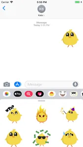 Cute chicken stickers & emoji screenshot 1