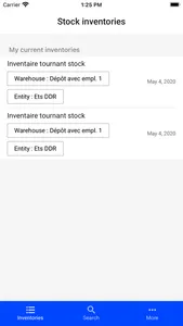 Cegid Stock inventories screenshot 0