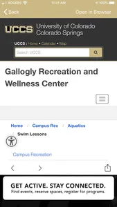 UCCS Campus Recreation screenshot 2