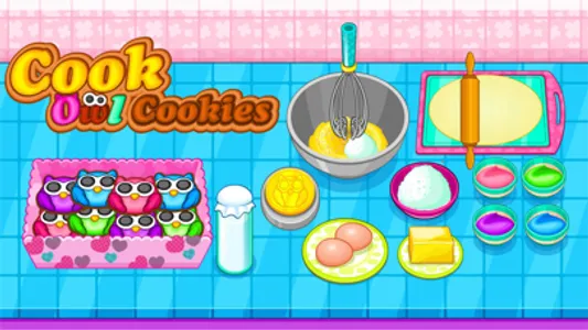 Cooking owl cookies game screenshot 0