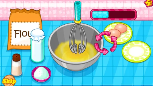 Cooking owl cookies game screenshot 1