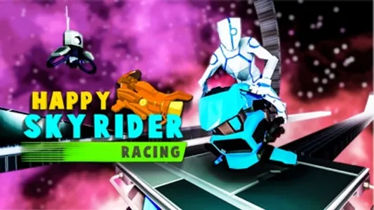 Happy Sky Rider Racing screenshot 0