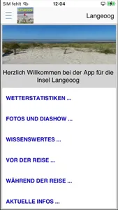 Langeoog App für den Urlaub screenshot 0