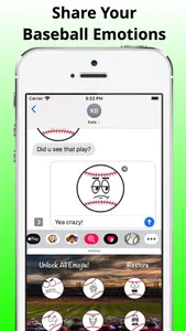 Home Run Baseball Emojis screenshot 3