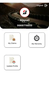 Bridgestone E-Claim screenshot 1