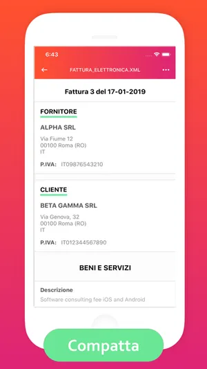 Lettore Fattura Elettronica screenshot 1