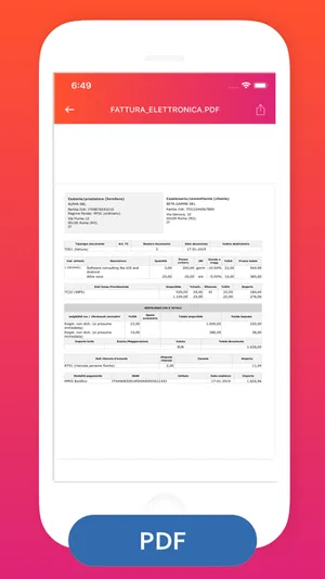 Lettore Fattura Elettronica screenshot 2
