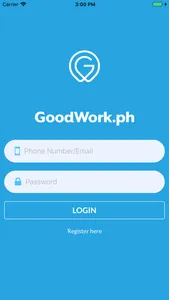 GoodWork PH - Partner App screenshot 1