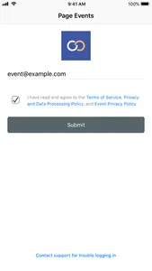 Page Events screenshot 1