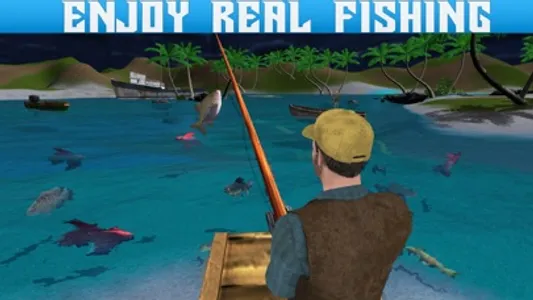 Boat Fish Hunting : Fish Clash screenshot 2