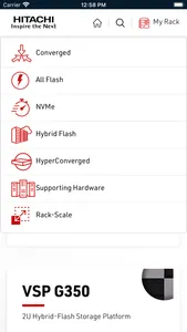 Hitachi Vantara Virtual Rack screenshot 1