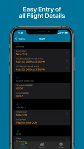 Air Travel Log screenshot 1