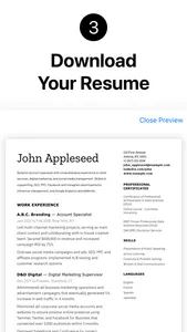 Resume Builder+ Professional screenshot 2