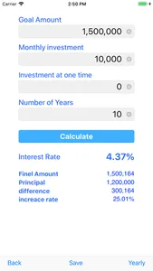 Compound  calculation screenshot 1