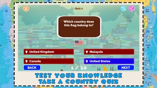 World Countries Geography Quiz screenshot 2