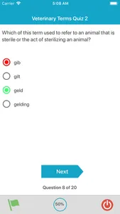 Vet Terminology Quizzes screenshot 2