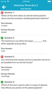 Vet Terminology Quizzes screenshot 3