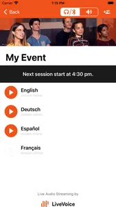 LiveVoice screenshot 1