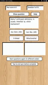 Genetics Inheritance Quiz C screenshot 1