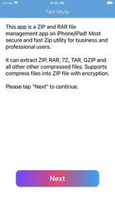 Fast Unzip - Zip Unrar 7z Tool screenshot 0