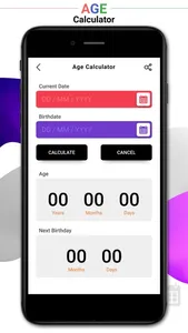Age & Birthdate Calculator screenshot 1