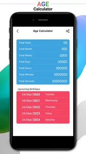 Age & Birthdate Calculator screenshot 2