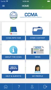 CCMA InfoHub screenshot 2