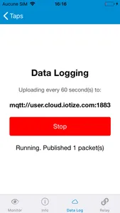 IoTize Tap Manager screenshot 4