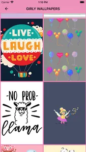 Girly Backgrounds & Wallpapers screenshot 3