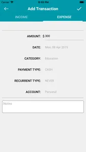GSW Expense Manager screenshot 1