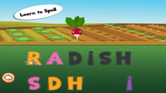 Spell & Play:Vegetable Friends screenshot 2