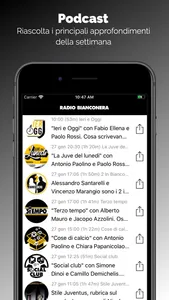 Radio BiancoNera screenshot 4