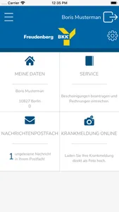 BKK Freudenberg Service - App screenshot 1