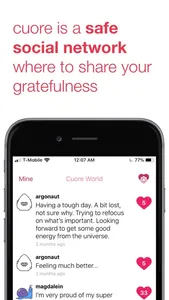 cuore, my safe social network screenshot 0