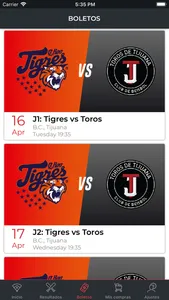 Toros de Tijuana Oficial screenshot 2