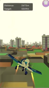 Airplane fly in city screenshot 5