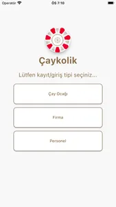 Çay Sipariş Uygulaması screenshot 0