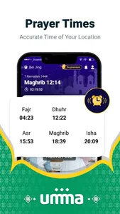 umma: Muslim Azan Prayer Quran screenshot 3