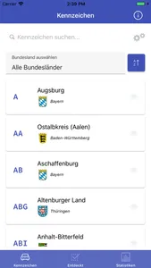 Deutschlands Kennzeichen screenshot 1