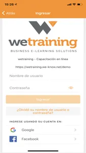 wetraining screenshot 0