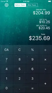 HyperTax - Canada Sales Taxes screenshot 0