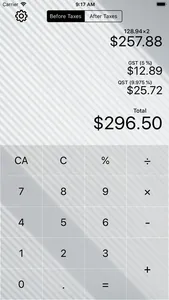 HyperTax - Canada Sales Taxes screenshot 2