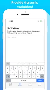 LazyBoard - Phrase Keyboard screenshot 2