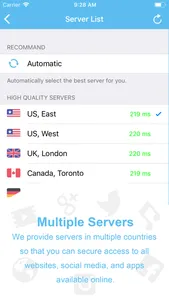 VPN Proxy Master for iPhone screenshot 1