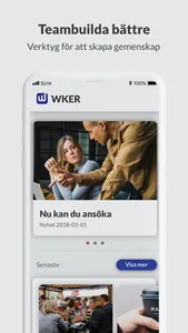 WKER  - mobilt intranät screenshot 0