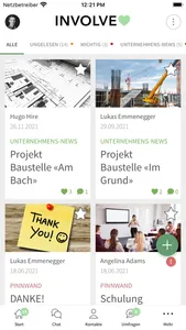 INVOLVE Mitarbeiter App screenshot 0