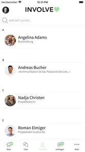 INVOLVE Mitarbeiter App screenshot 2