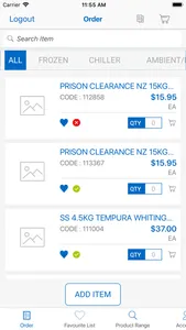 Natures Cargo Customer Orders screenshot 2