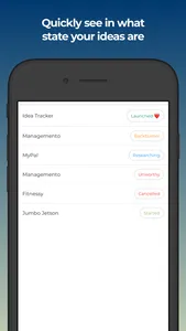 Idea Trackerr screenshot 0